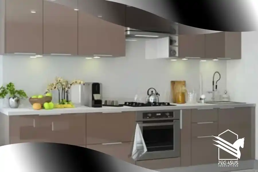 احدث اشكال مطابخ خشب قطعتين