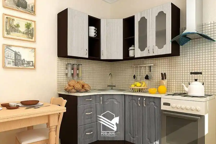 مطابخ خشب للمساحات الصغيرة