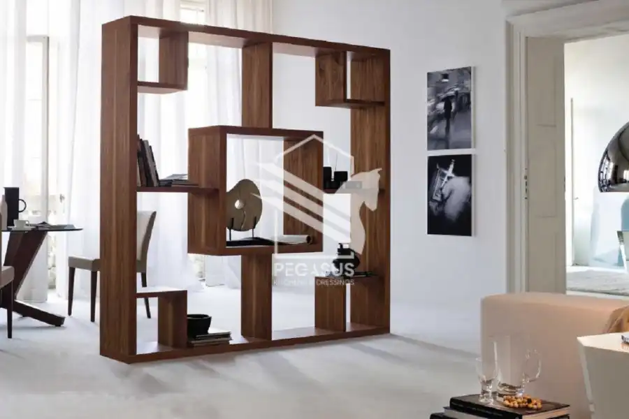 مكتبات خشب بسيطة