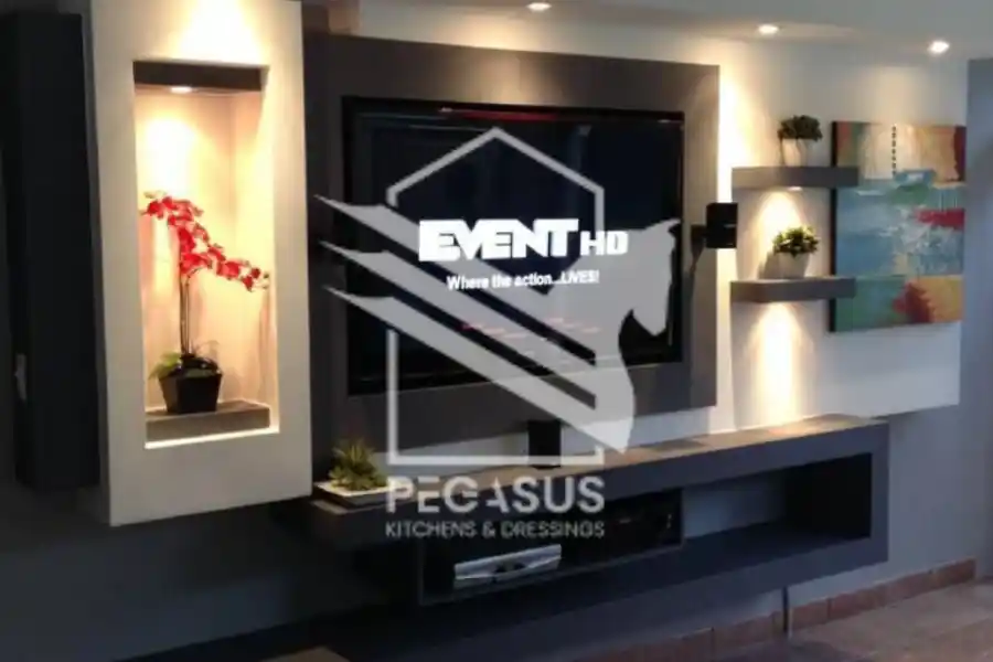 مكتبه شاشه خشب