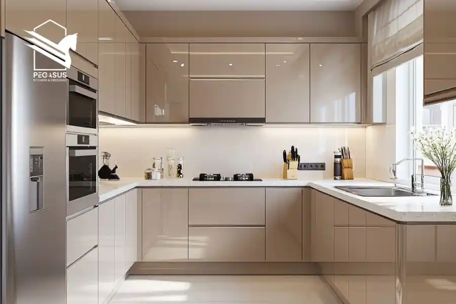 مطابخ hpl لامع