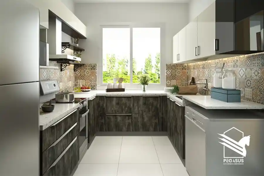 المطبخ على شكل حرف U