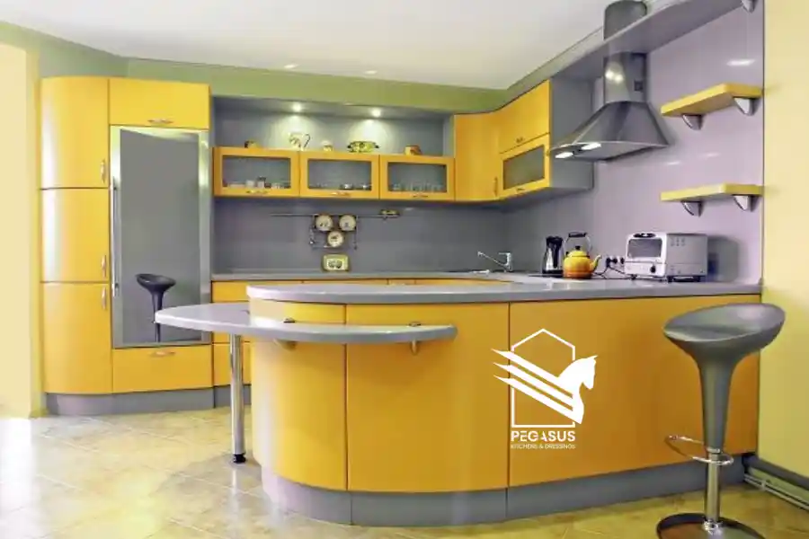 مطابخ الألوان الجريئة