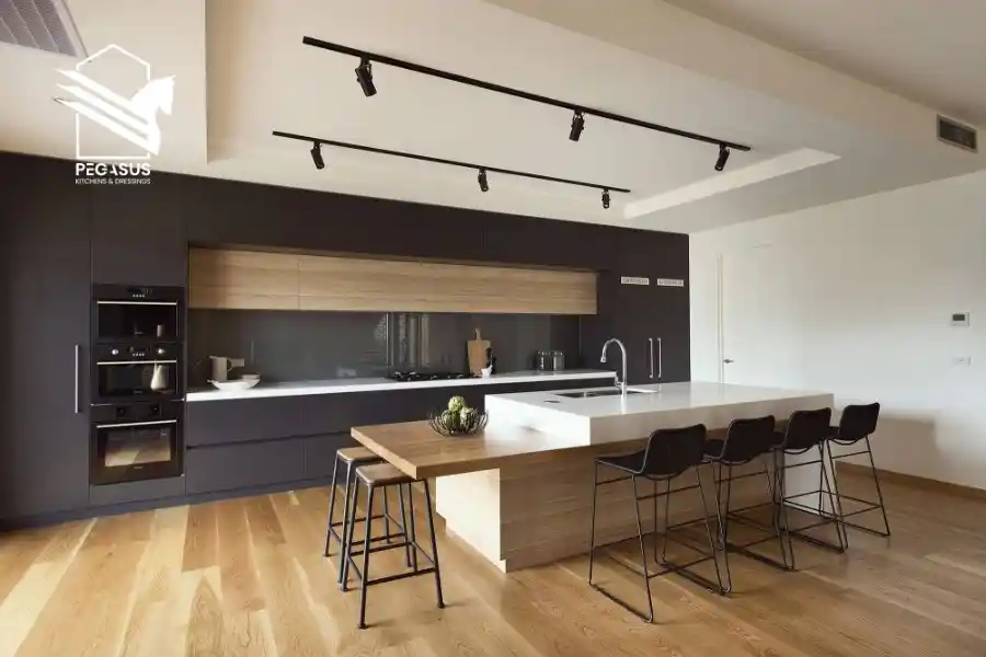 مطبخ أسود المطفي